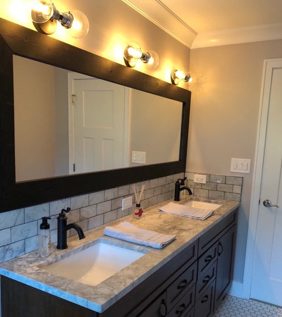 Custom Framed Bathroom Mirrors
 CUSTOM SIZE MIRRORS Mirror Bathroom Mirror Vanity Mirror