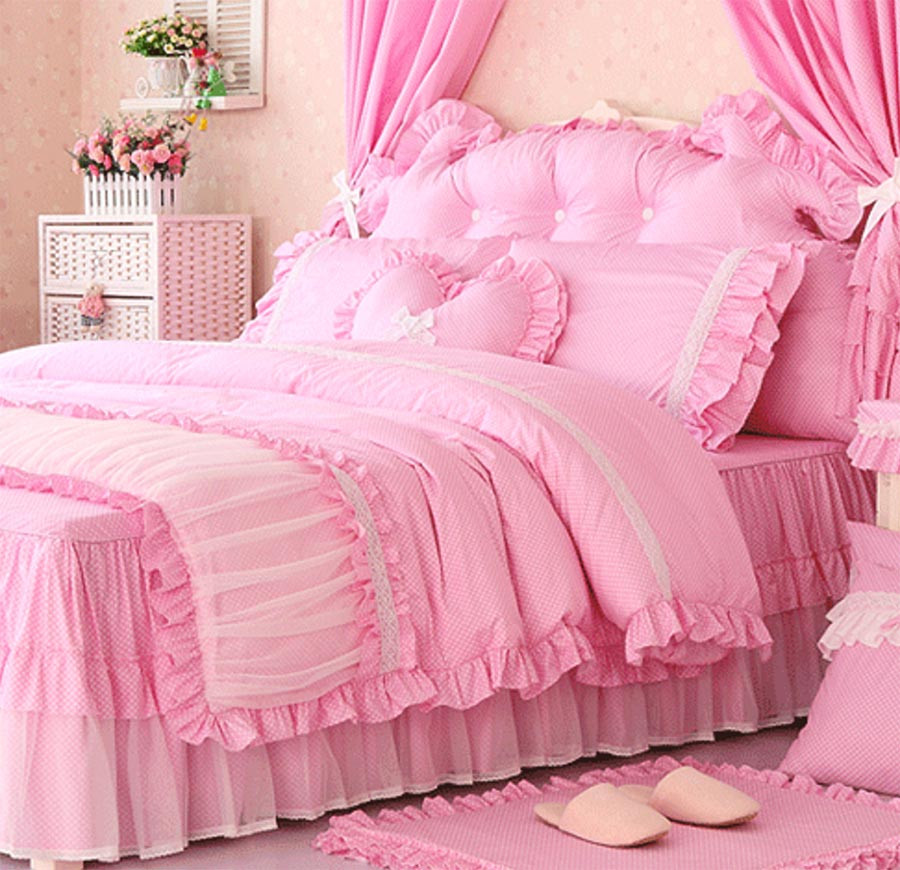 Cute Bedroom Sets For Girls
 Romantic cute bedding sets teenage girl twin full queen