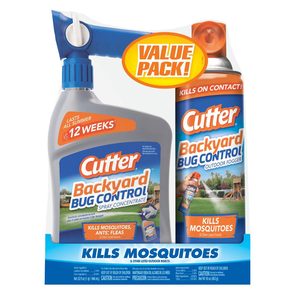 Cutter Backyard Bug Control Spray
 Cutter Backyard plete Bug Control bo Pack HG HD