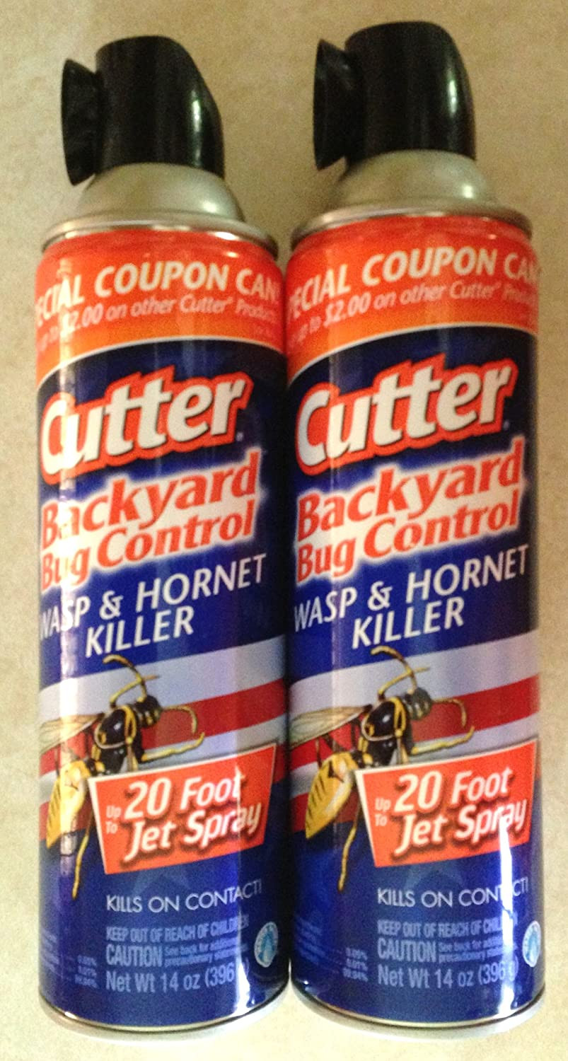 Cutter Backyard Bug Control Spray
 2 CUTTER BACKYARD BUG CONTROL WASP & HORNET KILLER 20 FOOT