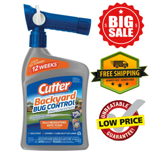 Cutter Backyard Bug Control Spray
 Cutter Backyard Bug Control Spray Concentrate Repels and