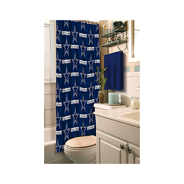 Dallas Cowboys Bathroom Decor
 Dallas Cowboys Shower Curtain Bath