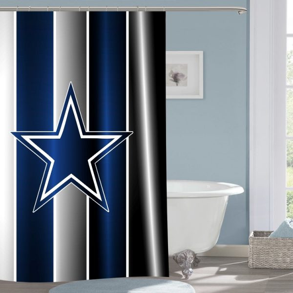 Dallas Cowboys Bathroom Decor
 Dallas Cowboys NFL Football 111 Shower Curtain Waterproof