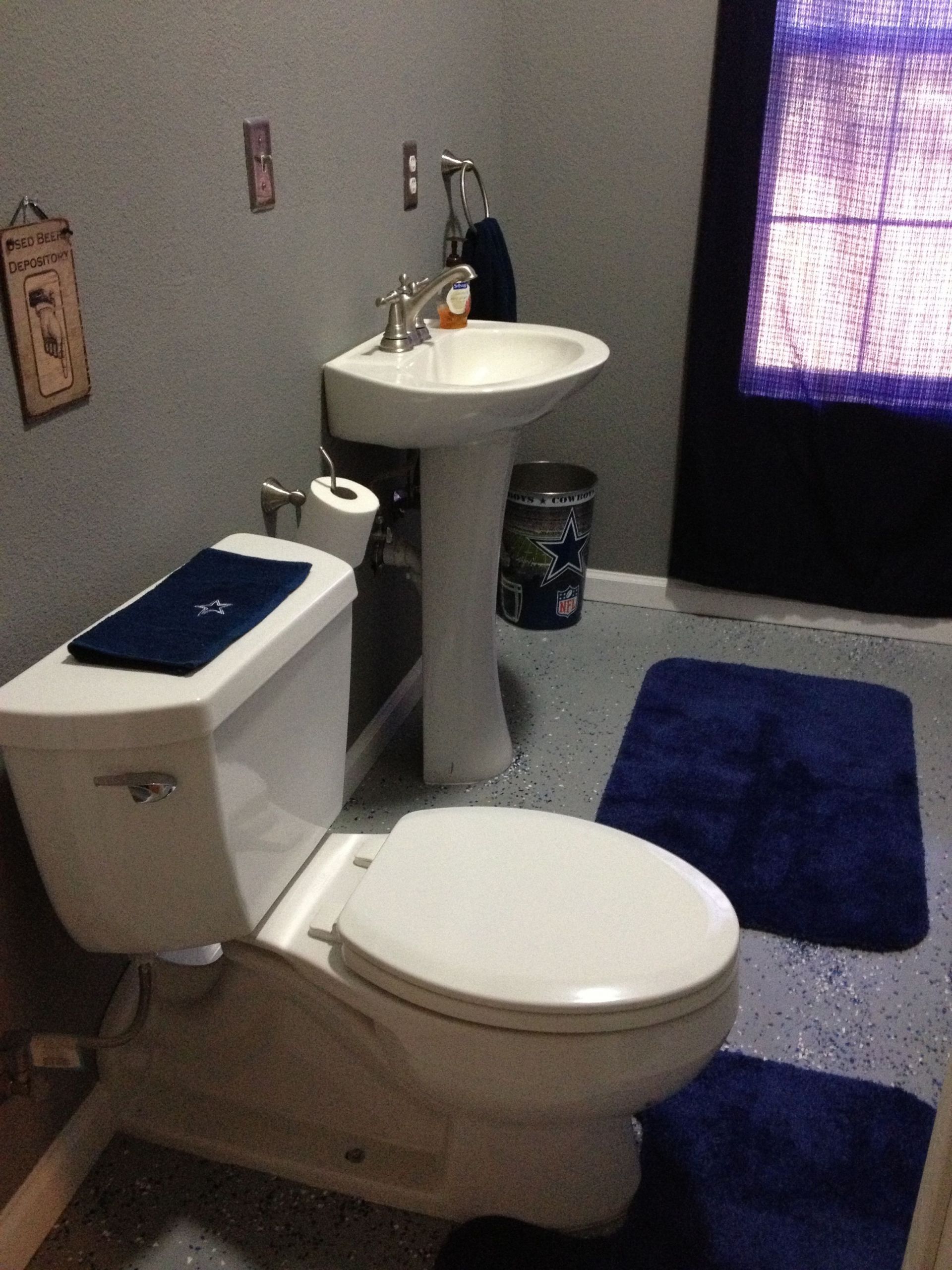 Dallas Cowboys Bathroom Decor New Dallas Cowboys Man Cave Restroom