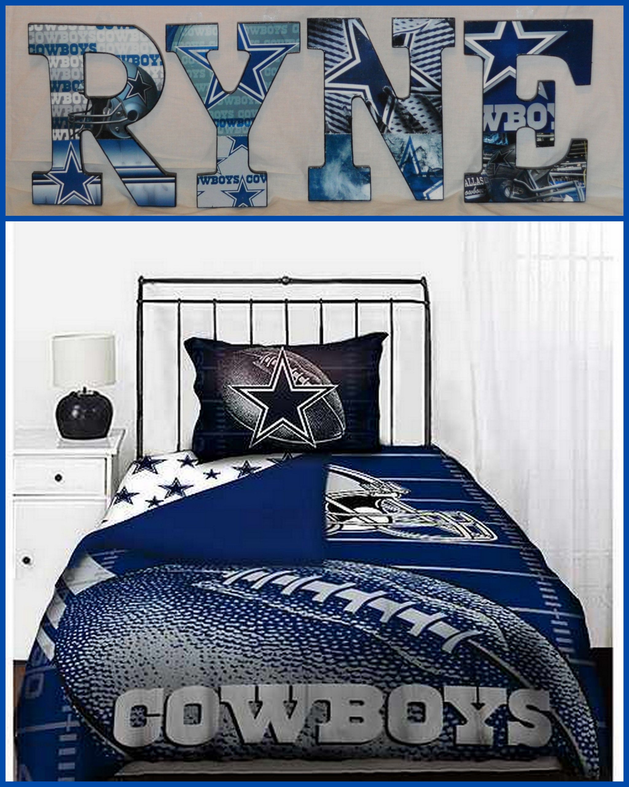 Dallas Cowboys Bedroom Ideas
 Dallas Cowboys Inspired Personalize your child s room or