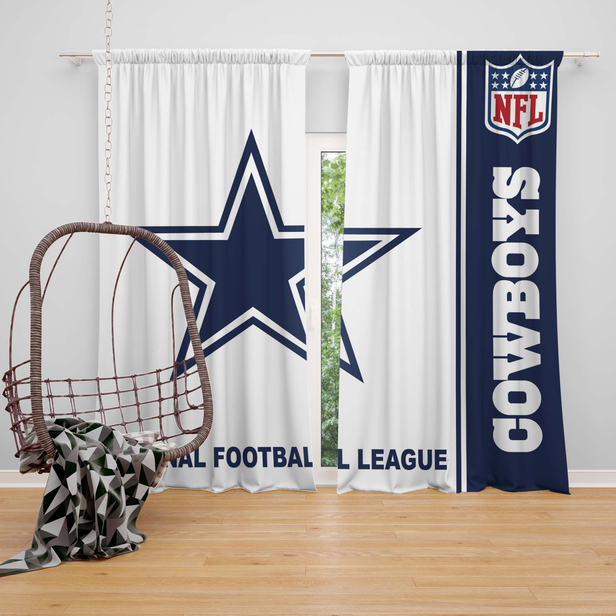 Dallas Cowboys Bedroom
 NFL Dallas Cowboys Bedroom Curtain