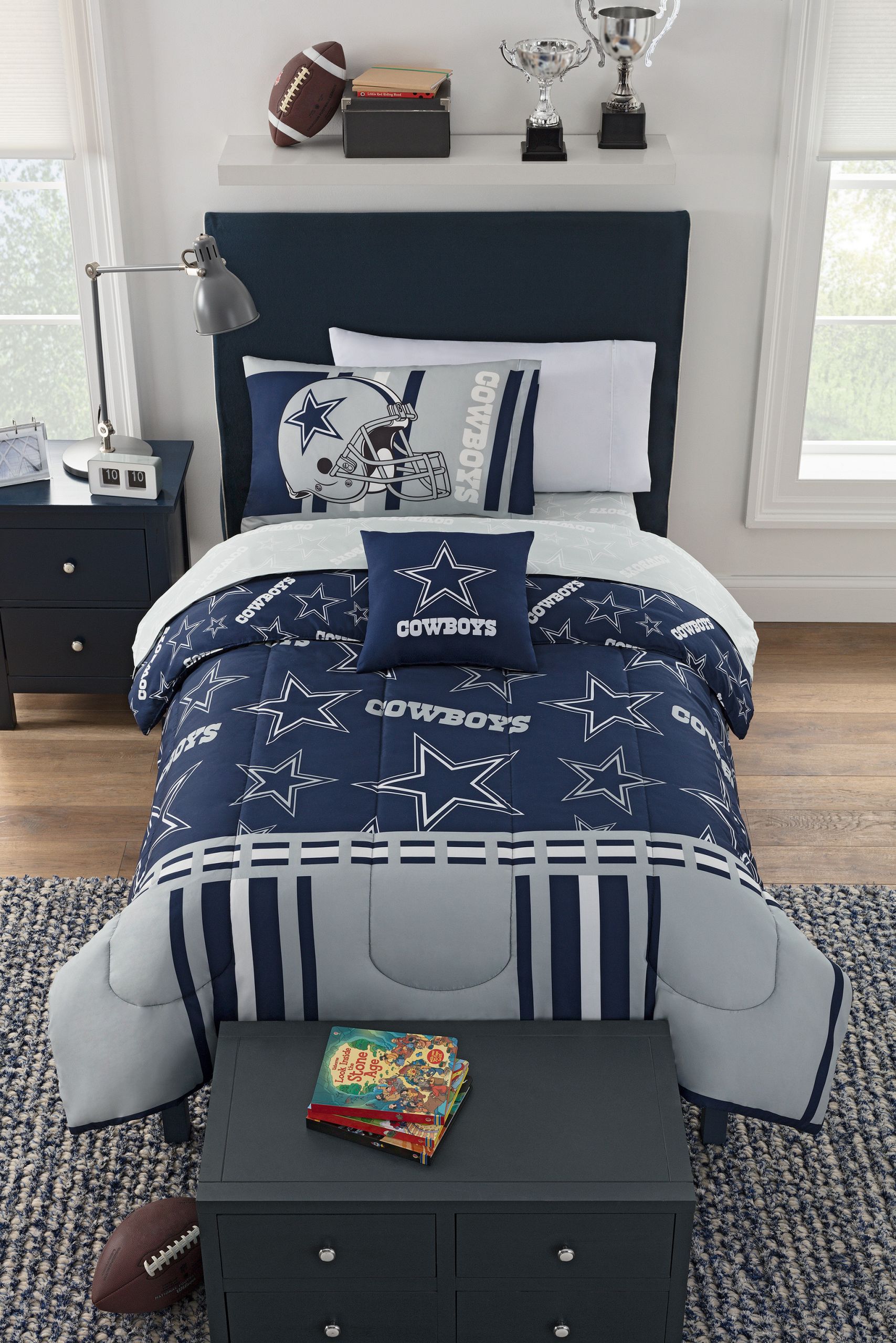 Dallas Cowboys Bedroom
 NFL Dallas Cowboys Football Bedding Set 4 Piece Twin