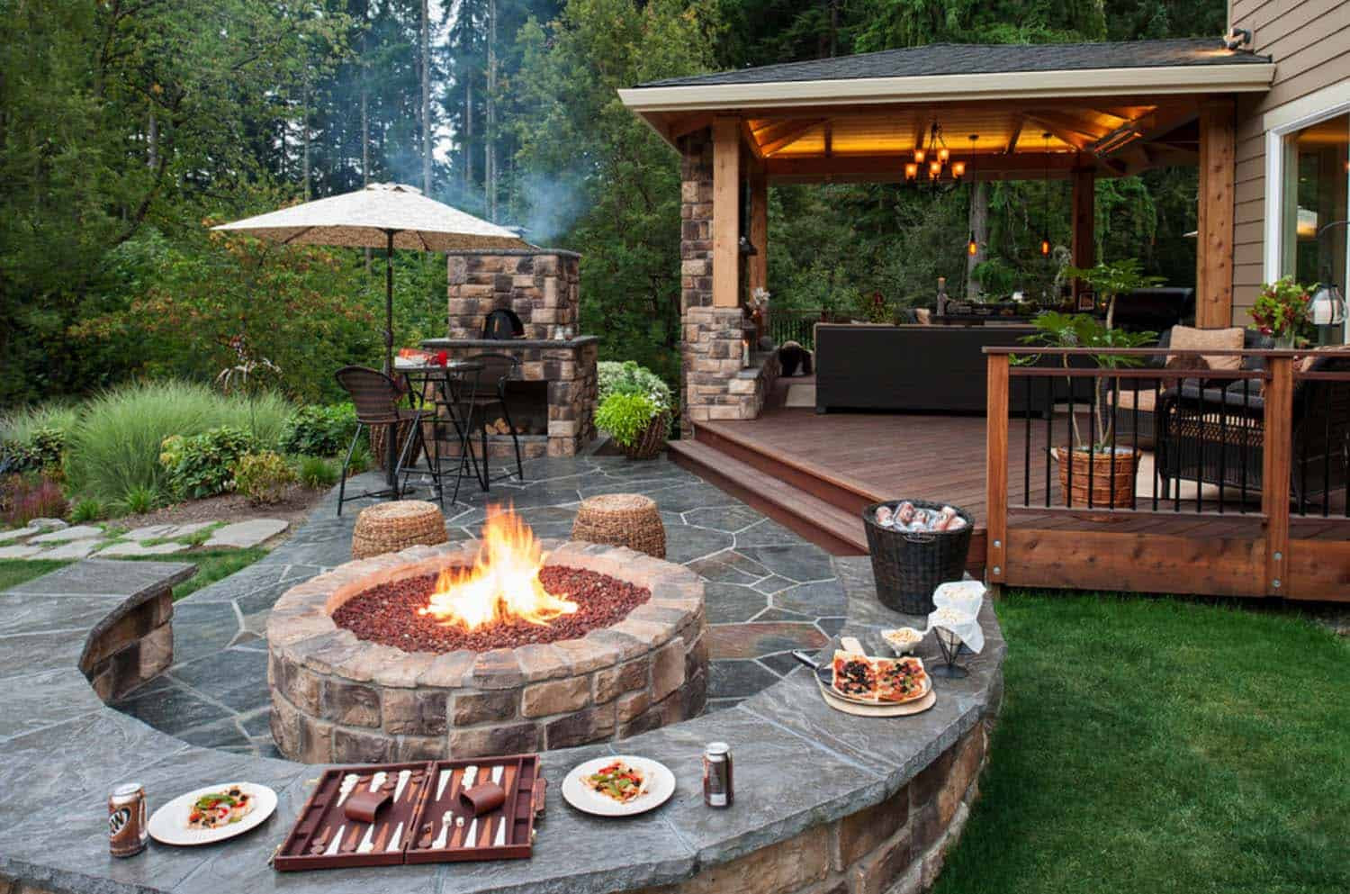 Deck Designs With Fire Pit
 30 Incredibly inspiring contemporary deck ideas with fire