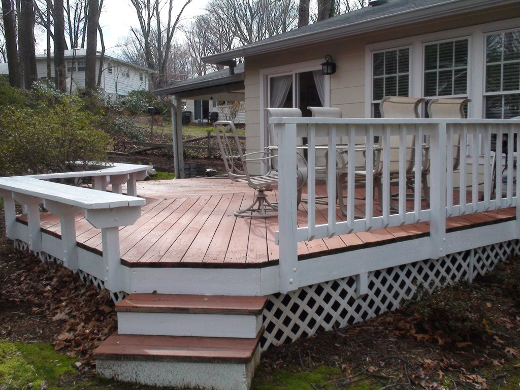 Deck Paint Idea
 Progress on the Backyard