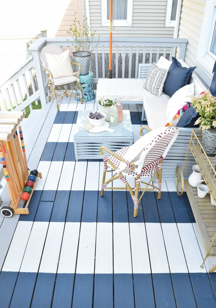 Deck Paint Idea
 12 Stylish Porch Deck and Patio Decor Ideas Setting for