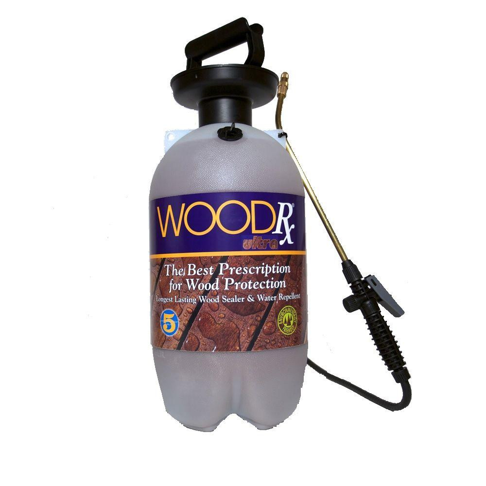Deck Paint Sprayer
 WoodRx 2 gal Ultra Cedar Transparent Wood Stain Sealer