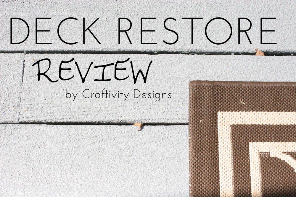 Deck Restoration Paint Reviews
 Craftivity Designs Rustoleum Deck ReStore Review & Reveal