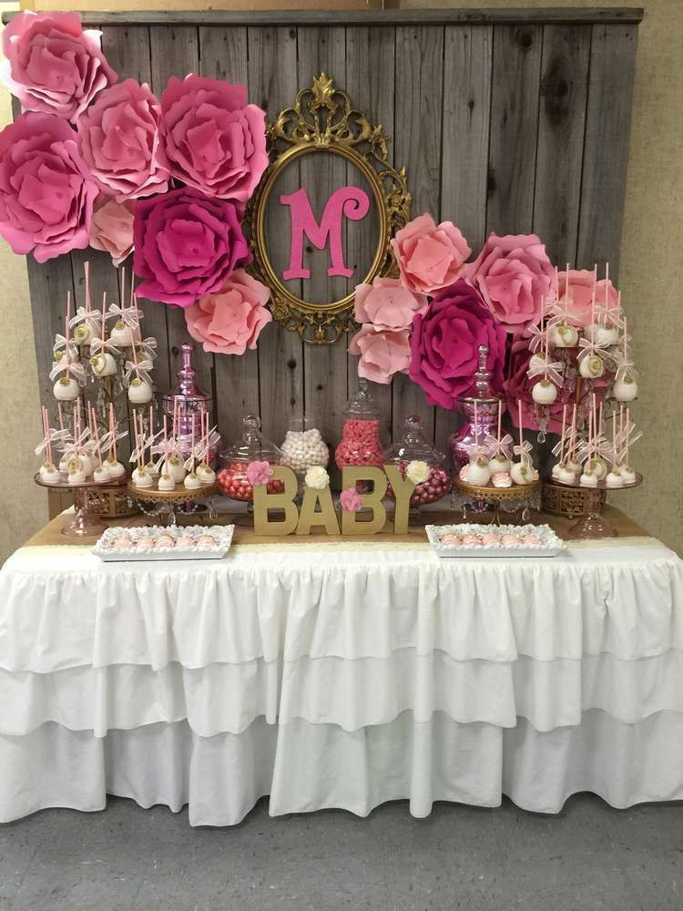 Decorating Ideas For Girl Baby Shower
 It s a girl Baby Shower Party Ideas 1 of 13