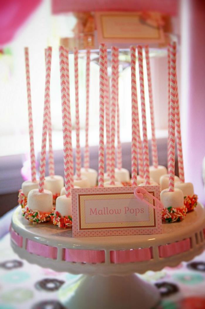 Decorating Ideas For Girl Baby Shower
 Pink Sprinkle Baby Shower Ideas Baby Shower Ideas and Shops