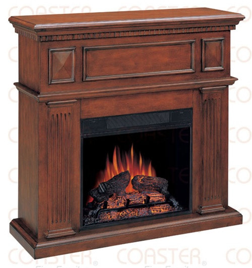 Decorative Electric Fireplace
 Decorative Electric Fireplace Wall Mantel in Mahogany