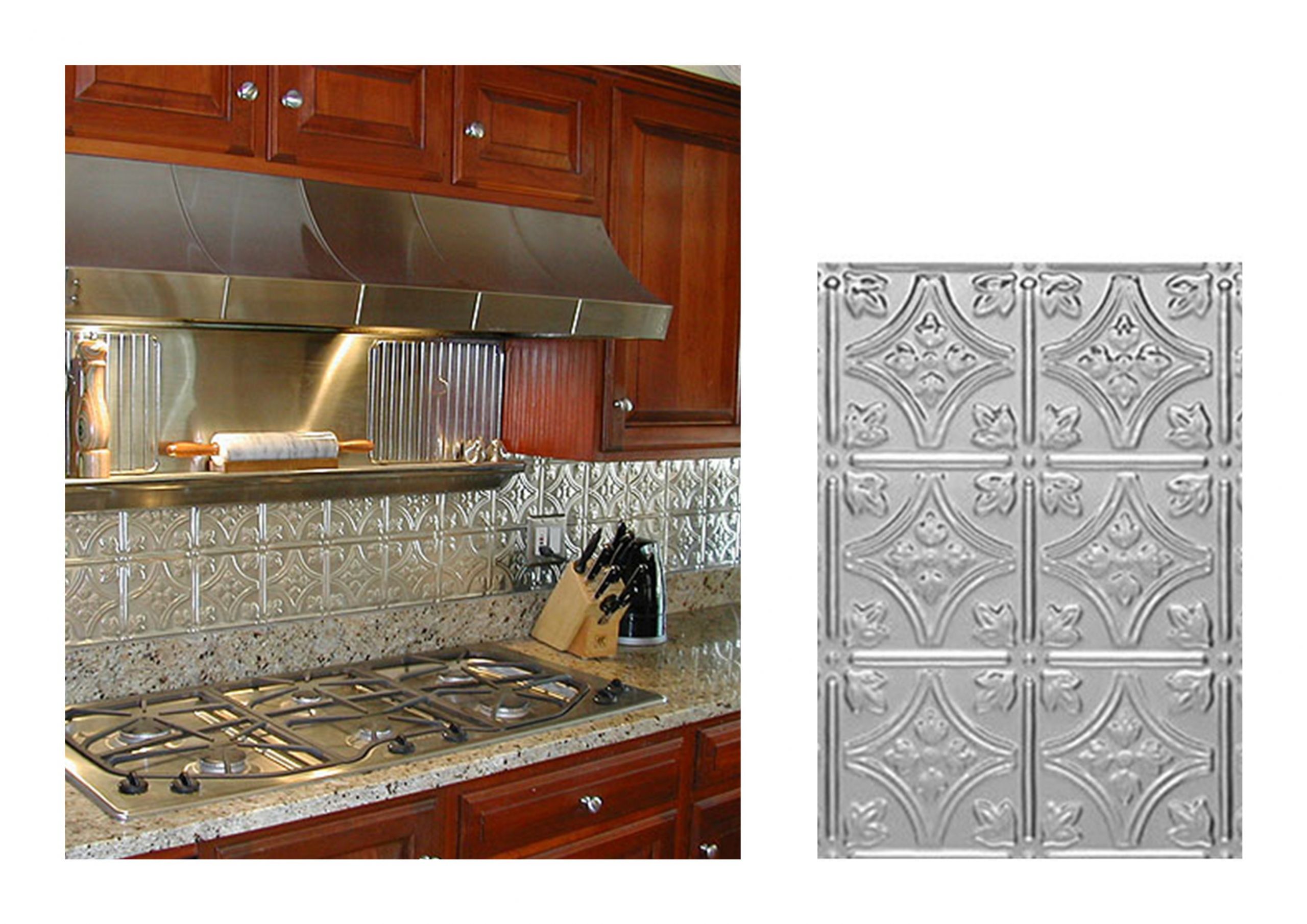 Decorative Kitchen Backsplash
 Kitchen Backsplash Ideas Decorative Tin Tiles Metal