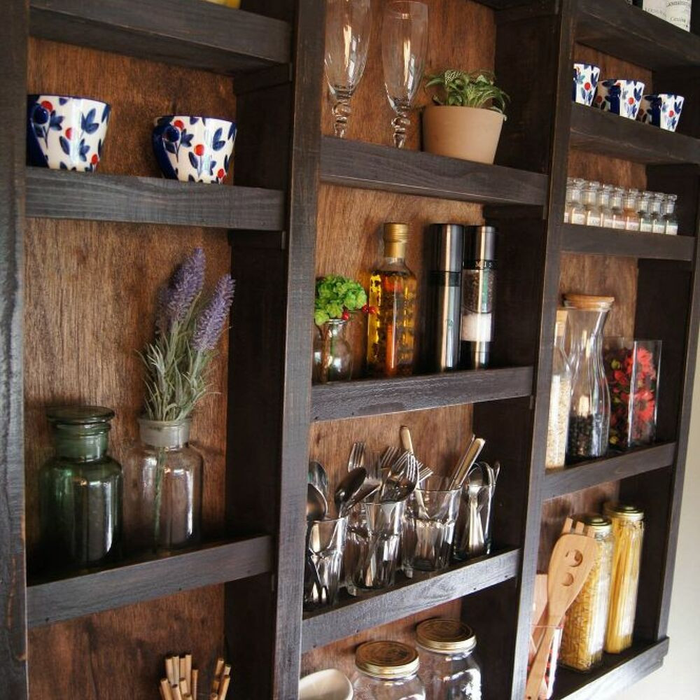 Decorative Kitchen Wall Shelves
 Built in Kitchen Wall Shelves