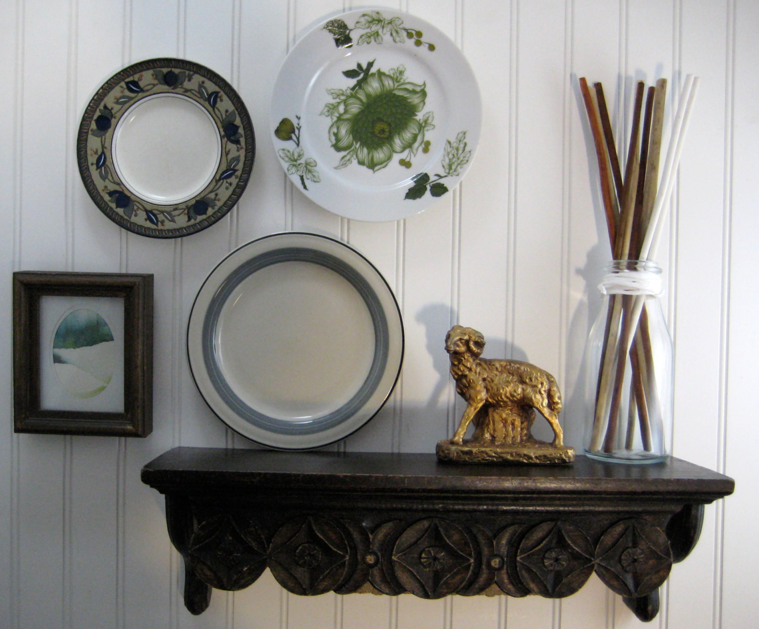 Decorative Plates For Kitchen Wall
 Decorative Plates Kitchen Wall Decor Vintage Mismatched
