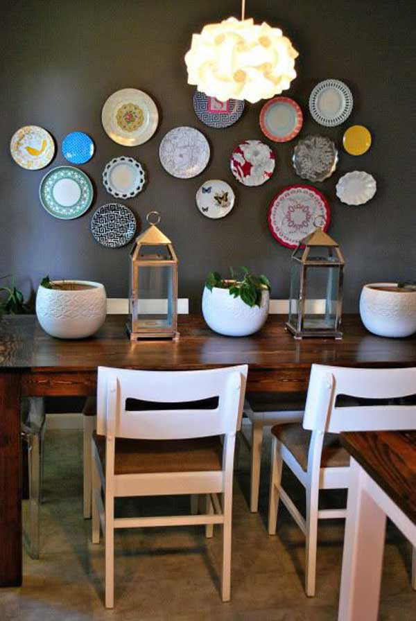 Decorative Plates For Kitchen Wall
 20 Beautiful Wall Decor Ideas Using Decorative Plates