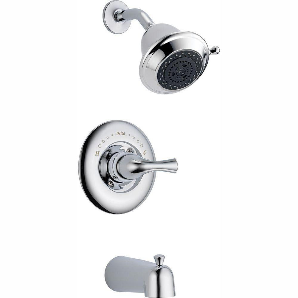 Delta Bathroom Shower Faucets
 Delta Classic Single Handle 3 Spray Tub and Shower Faucet