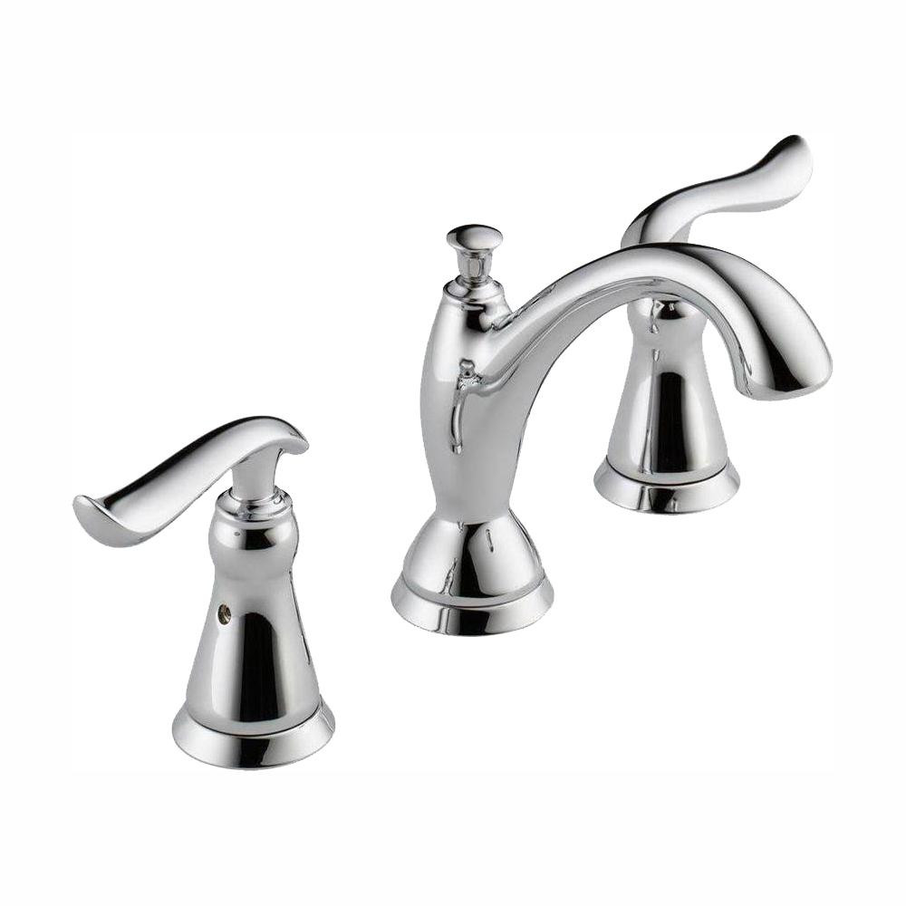 Delta Bathroom Shower Faucets
 Delta Linden 8 in Widespread 2 Handle Bathroom Faucet