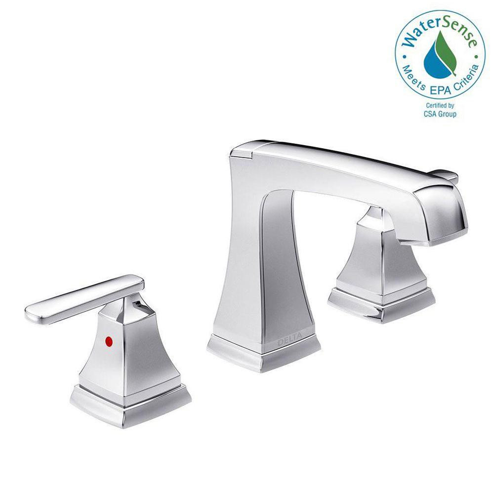 Delta Bathroom Shower Faucets
 Delta Ashlyn 8 in Widespread 2 Handle Bathroom Faucet