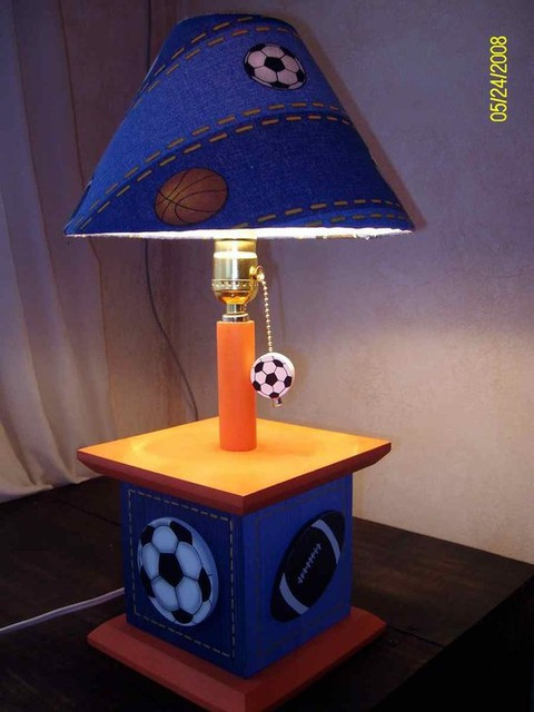 Desk Lamps For Kids Rooms
 Sports Table Lamps for Kids Room Kids Lamps by Under Ten