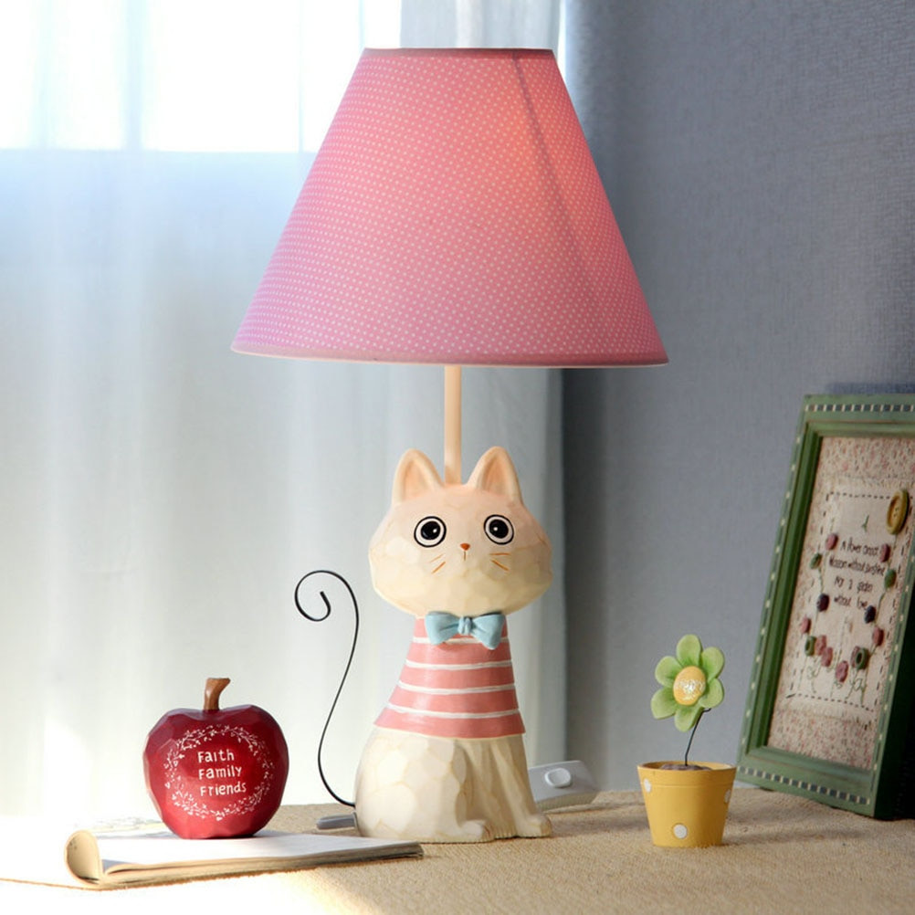 Desk Lamps For Kids Rooms
 Child Room Table Lamps Cartoon Model Cute Cat Iron Tail