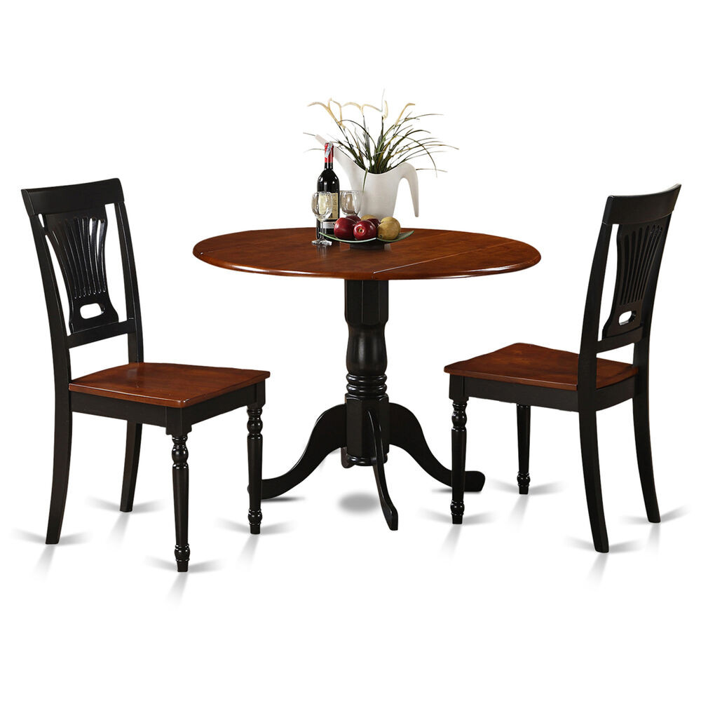 Dinette Set For Small Kitchen
 3 Piece small kitchen table and chairs set round table and