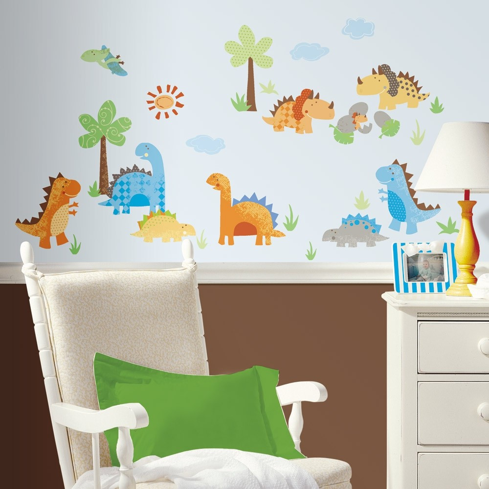 Dinosaur Baby Room Decor
 New Dinosaurs Wall Decals Dinosaur Stickers Kids Bedroom
