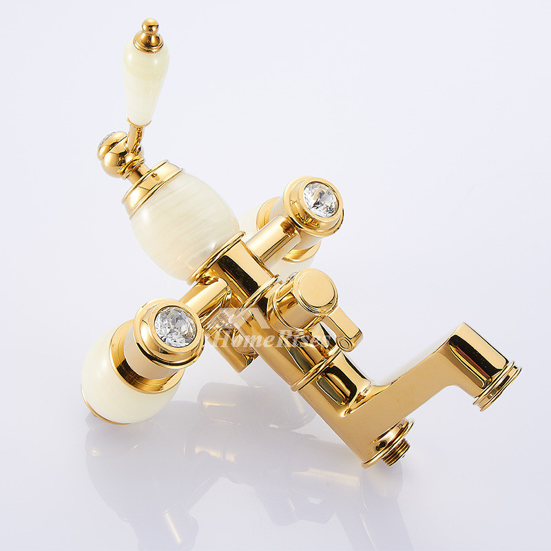 Discount Bathroom Faucets
 Discount Shower Faucets Polished Brass Gold Single Handle