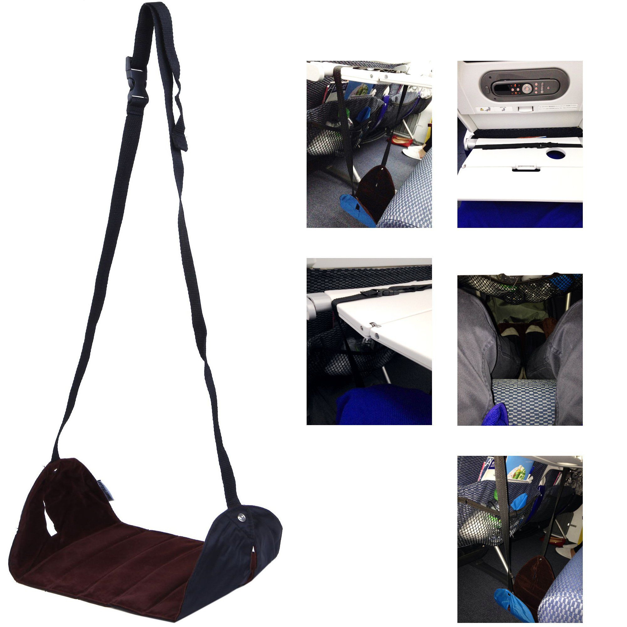 DIY Airplane Footrest
 Amazon SmartTravel Portable Footrest Flight Carry on