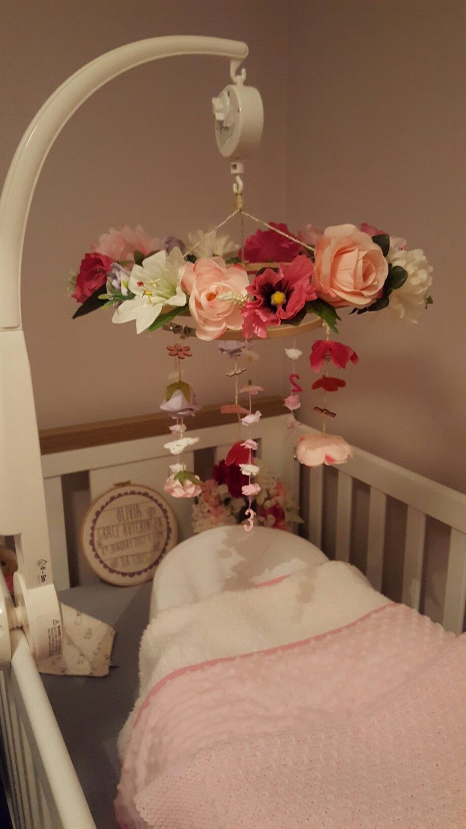 Diy Baby Nursery Decorations
 DIY Woodland Nursery Mobile for baby girls room