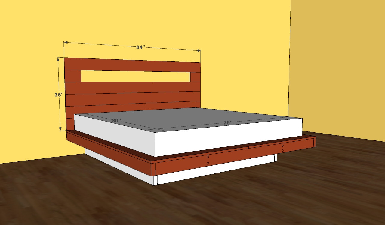DIY Bed Frames Plans
 King Bed Frame Plans