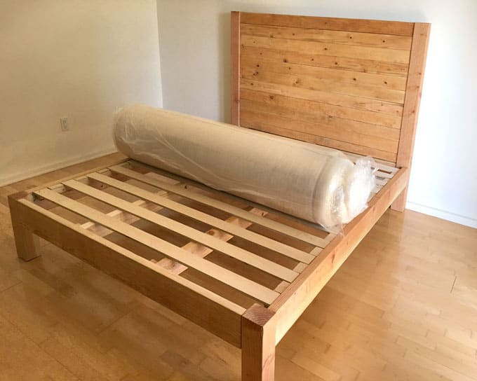 DIY Bed Frames Plans
 DIY Bed Frame & Wood Headboard $1500 Look for $100 A