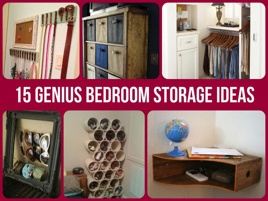 Diy Bedroom Organizers
 15 Genius Bedroom Storage Ideas