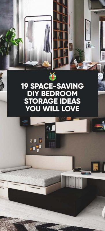 Diy Bedroom Organizers
 19 Space Saving DIY Bedroom Storage Ideas You Will Love