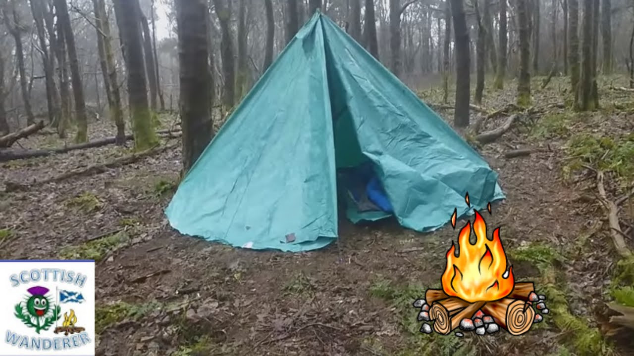DIY Camping Tent Plans
 Diy Tent Tarp Tent Tarp Shelter Bushcraft Tarp Shelter
