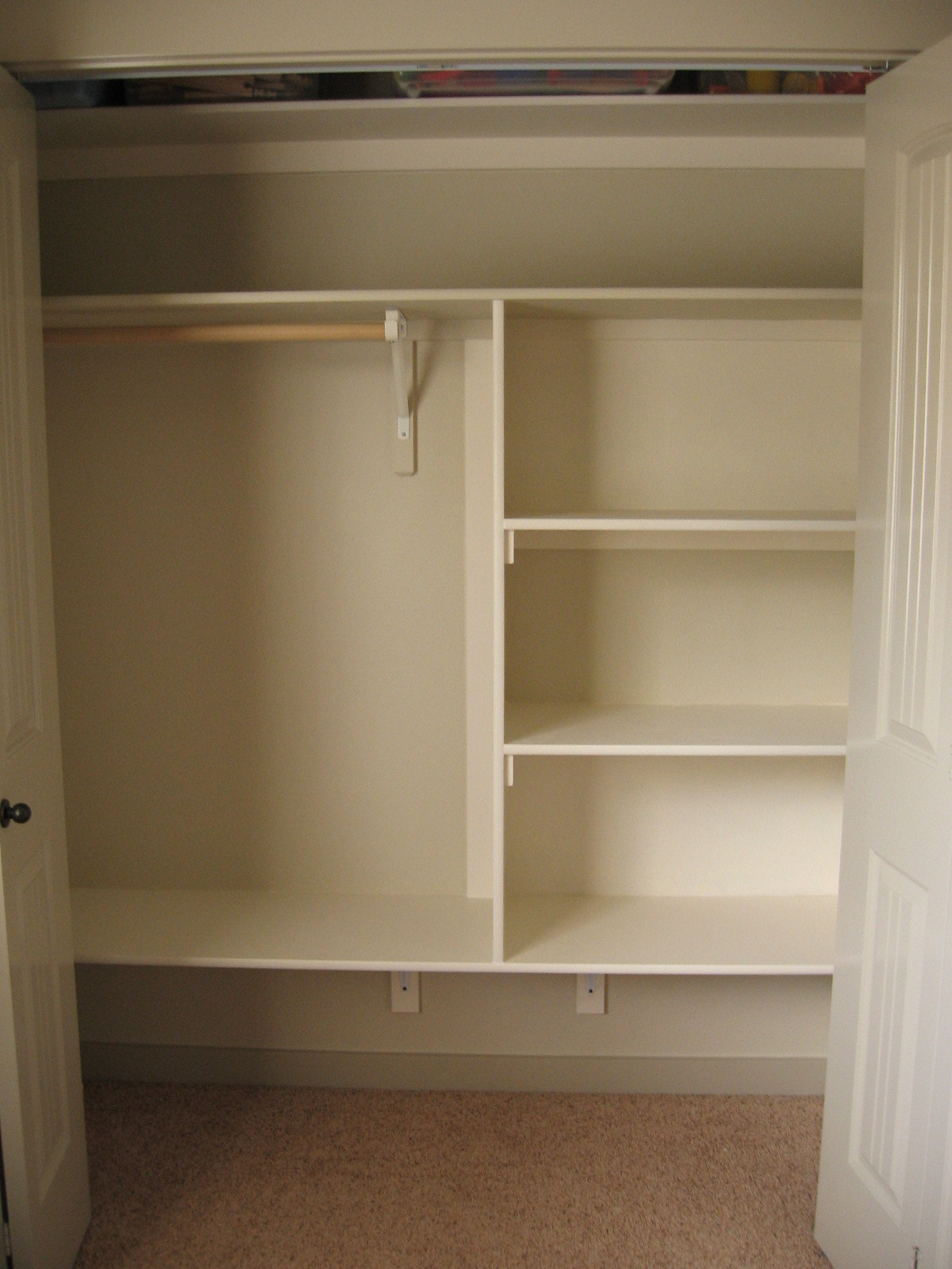 DIY Closet Shelves Plans
 Pickup Some Creativity The trouble with closets