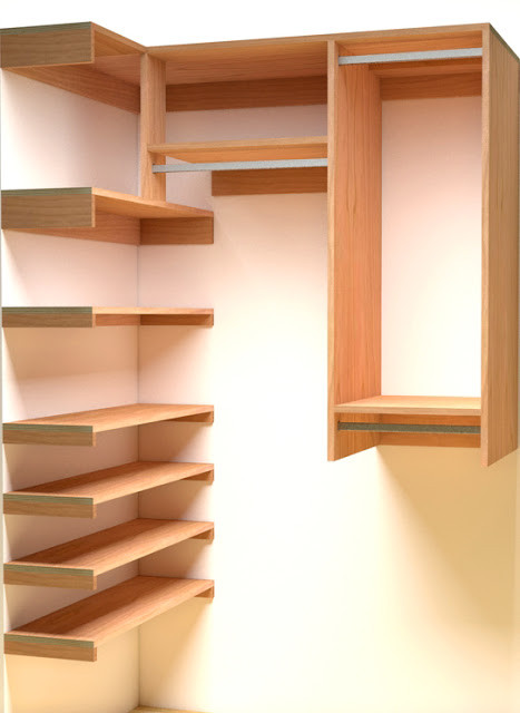 DIY Closet Shelves Plans
 Step In Closet Organizer Plans