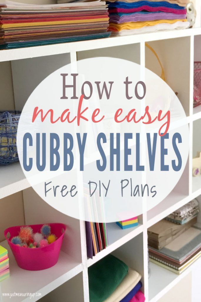 DIY Cubby Storage Plans
 How to Build DIY Cubby Shelves that Mount