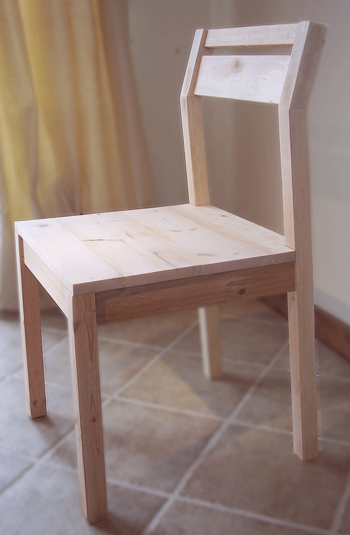 DIY Dining Room Chair Plans
 Modern Angle Chair