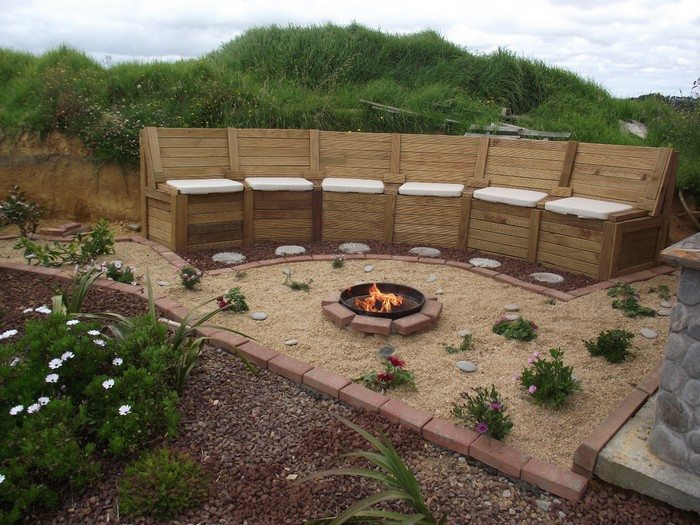 Diy Firepit Seating
 How to build a fire pit seating with storage