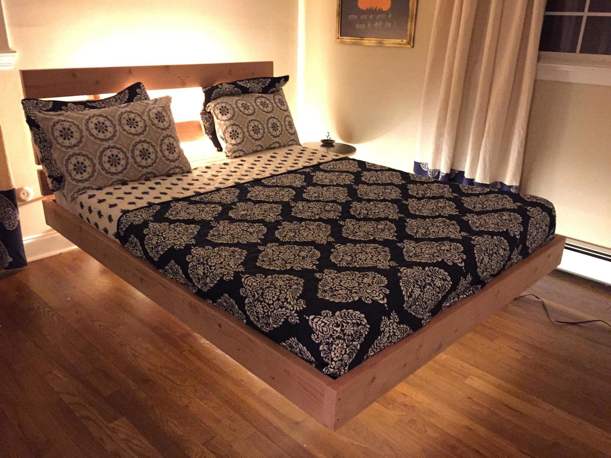 DIY King Size Bed Frame Plans
 20 DIY Hanging Beds