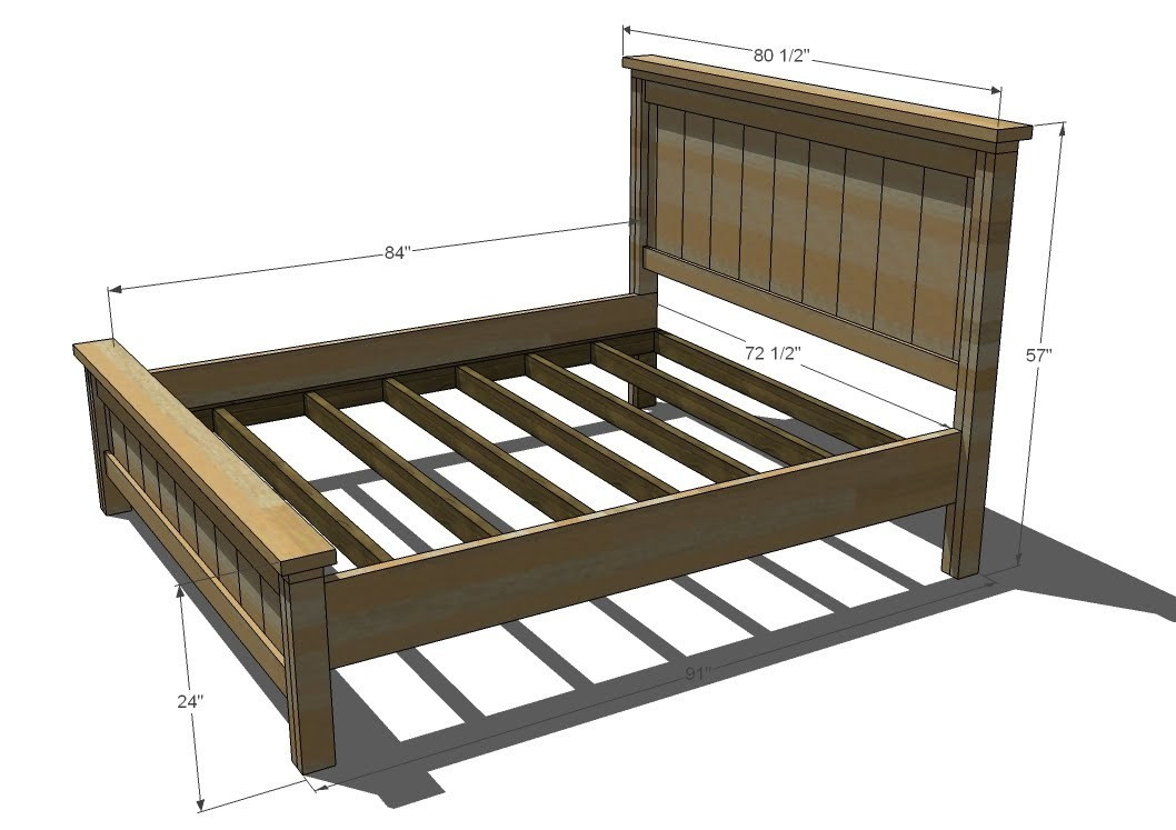 DIY King Size Bed Frame Plans
 Woodwork Bed Plans King Size PDF Plans