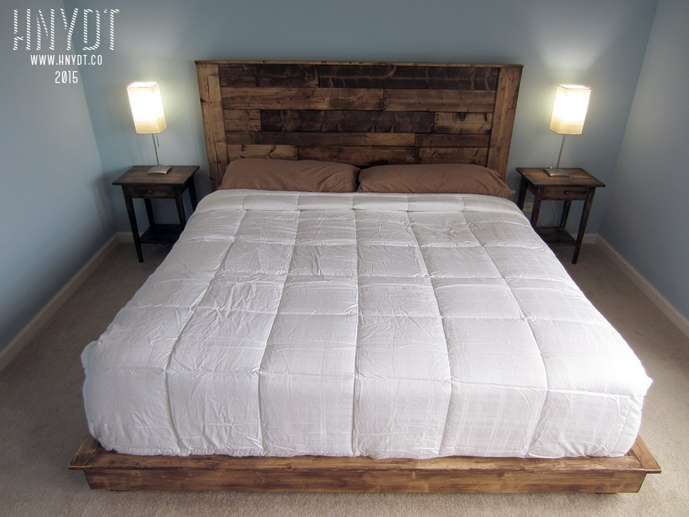 DIY King Size Bed Frame Plans
 15 DIY Platform Beds That Are Easy To Build – Home And