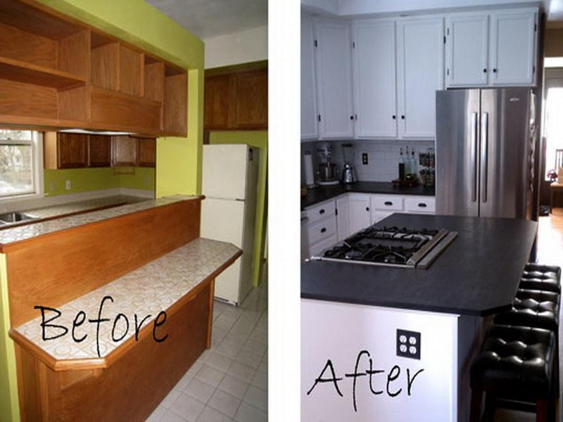 Diy Kitchen Remodel Ideas
 DIY Kitchen Remodel Ideas on a Bud Before and After