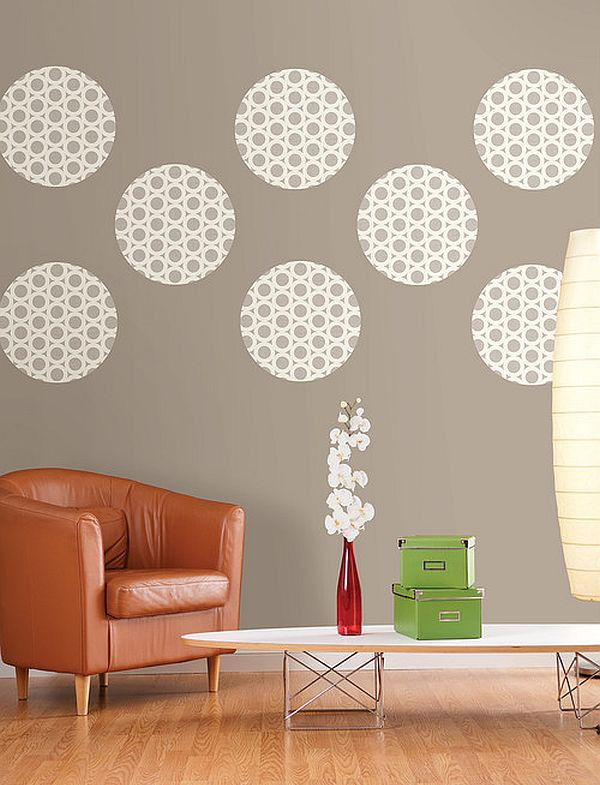 Diy Living Room Decorating Ideas
 DIY Wall Dressings Polka Dot Designs that Add Sophistication