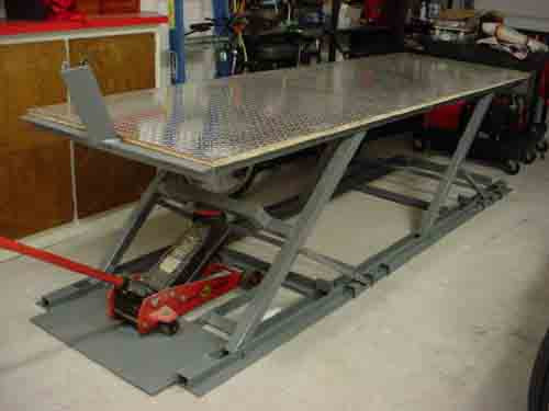 DIY Motorcycle Lift Plans
 build your own motorcycle lift table e way