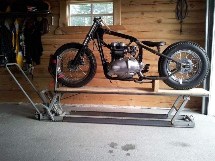 DIY Motorcycle Lift Plans
 Homemade work station Tech Help Race Shop Motocross